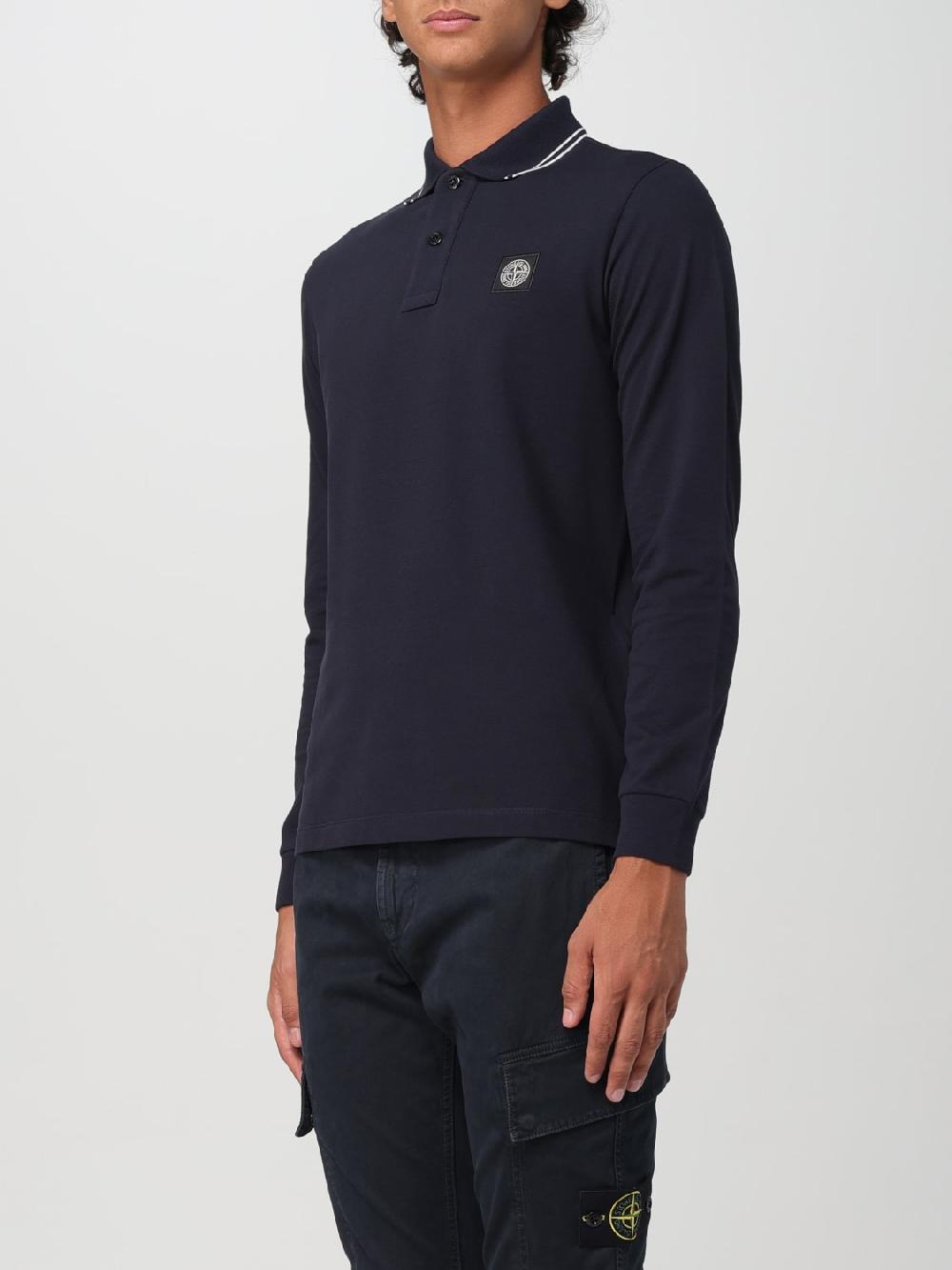 Giglio Polo Stone Island in cotone Promozione