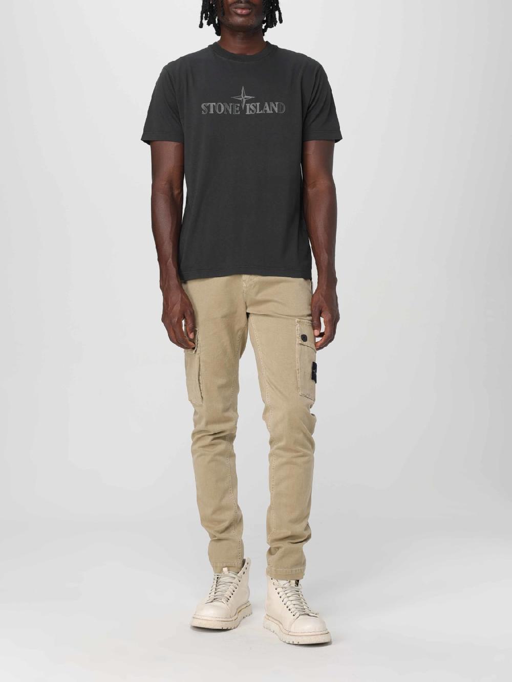 Giglio Pantalone Cargo Stone Island in cotone Online