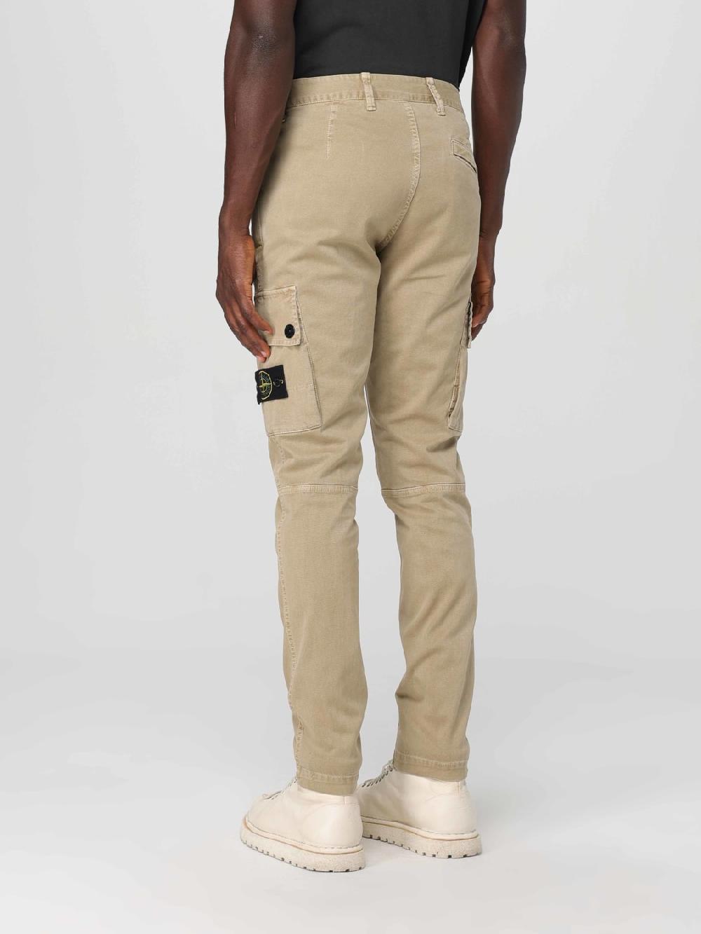 Giglio Pantalone Cargo Stone Island in cotone Online