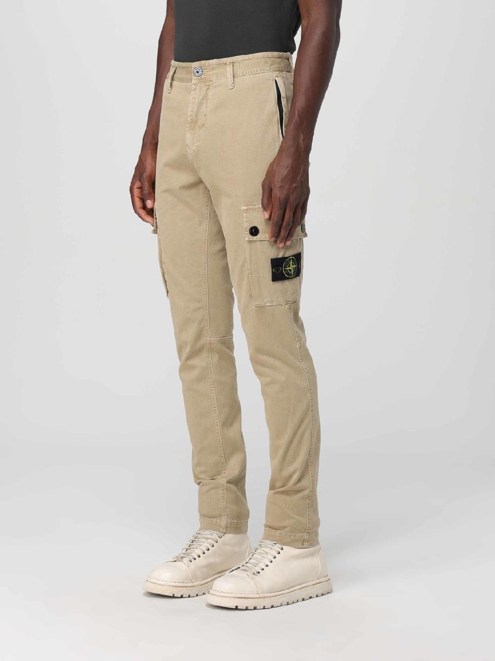 Giglio Pantalone Cargo Stone Island in cotone Online
