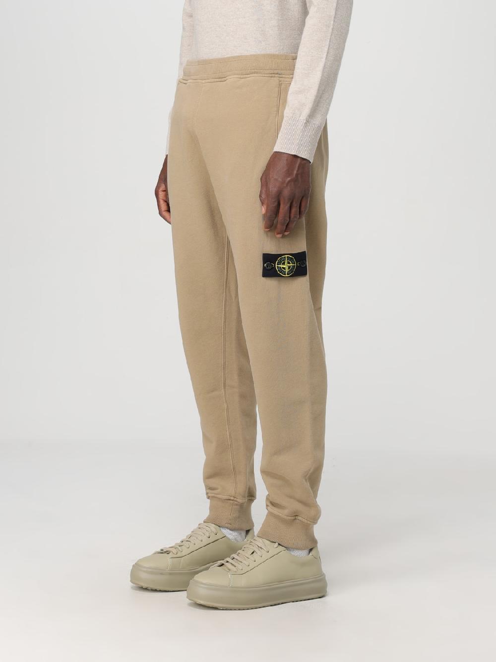 Giglio Jogger Stone Island in cotone Outlet