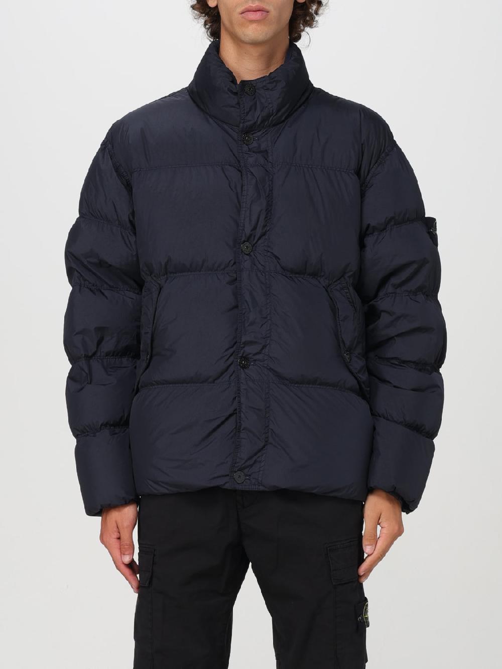 Giglio Piumino corto in nylon Stone Island Vendita Economica