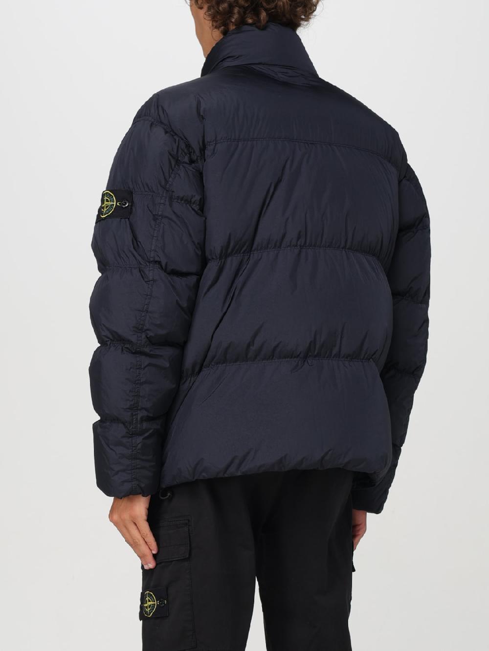 Giglio Piumino corto in nylon Stone Island Vendita Economica