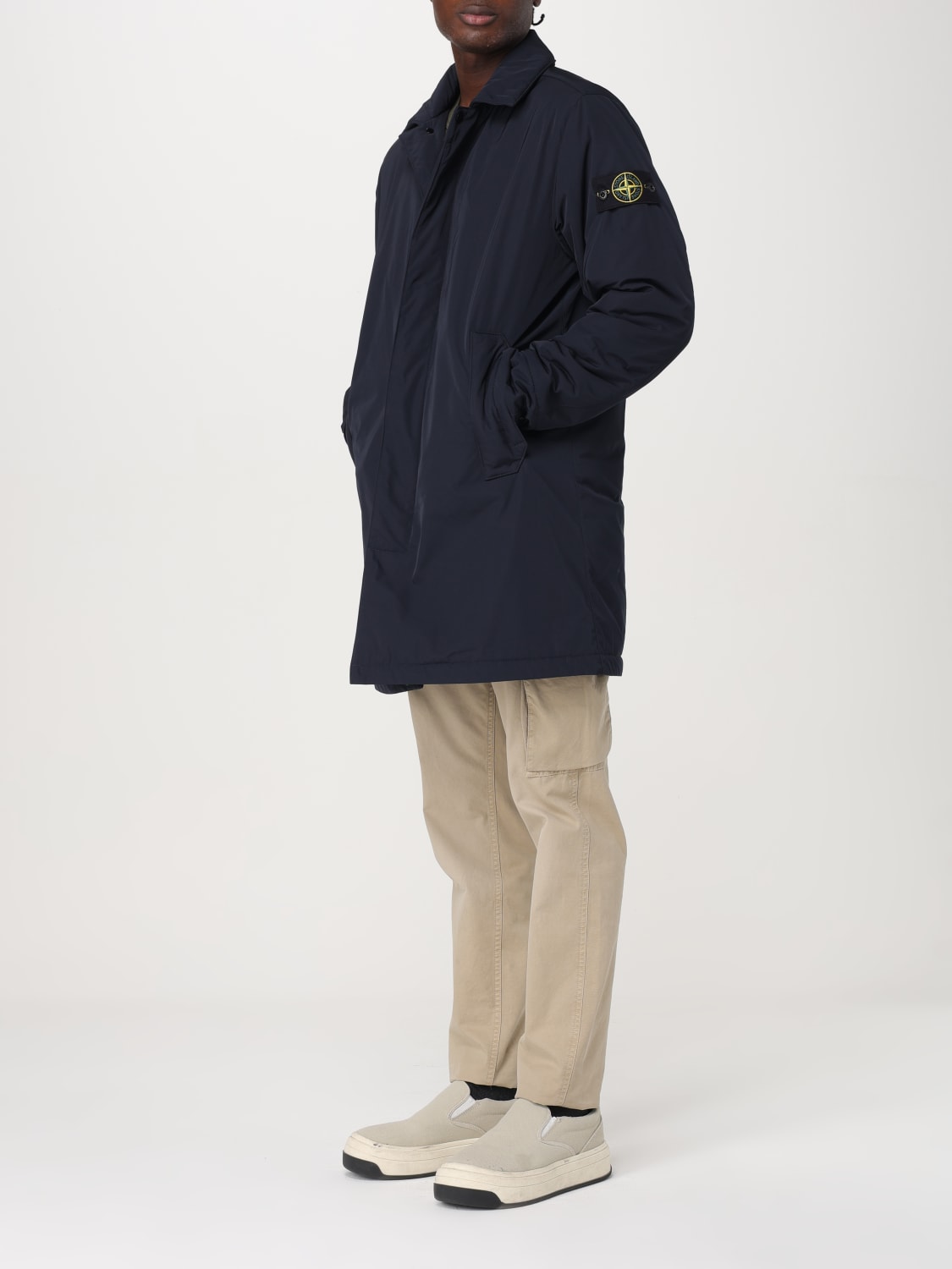 Giglio Cappotto in micro twill Stone Island Negozio