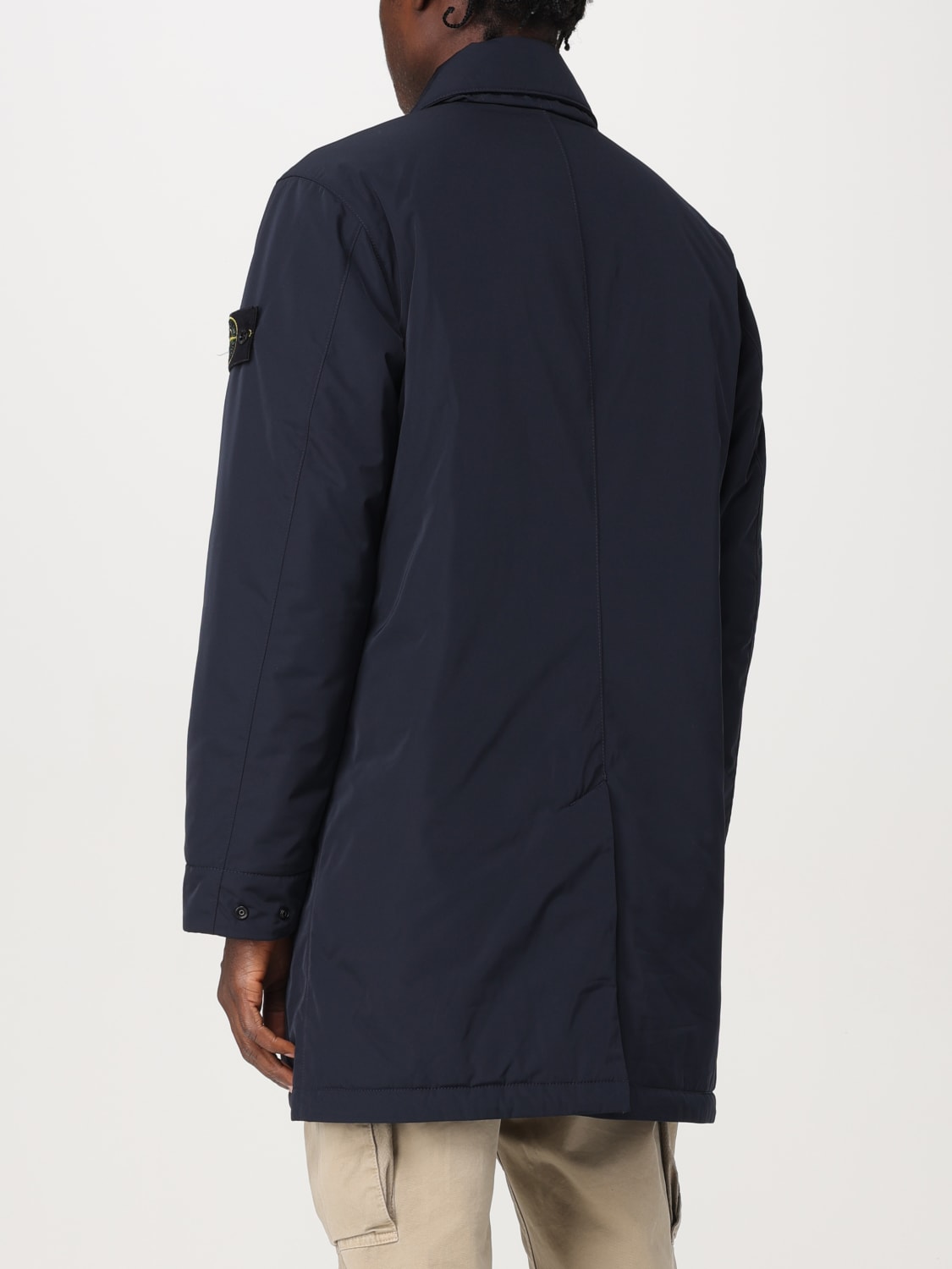 Giglio Cappotto in micro twill Stone Island Negozio