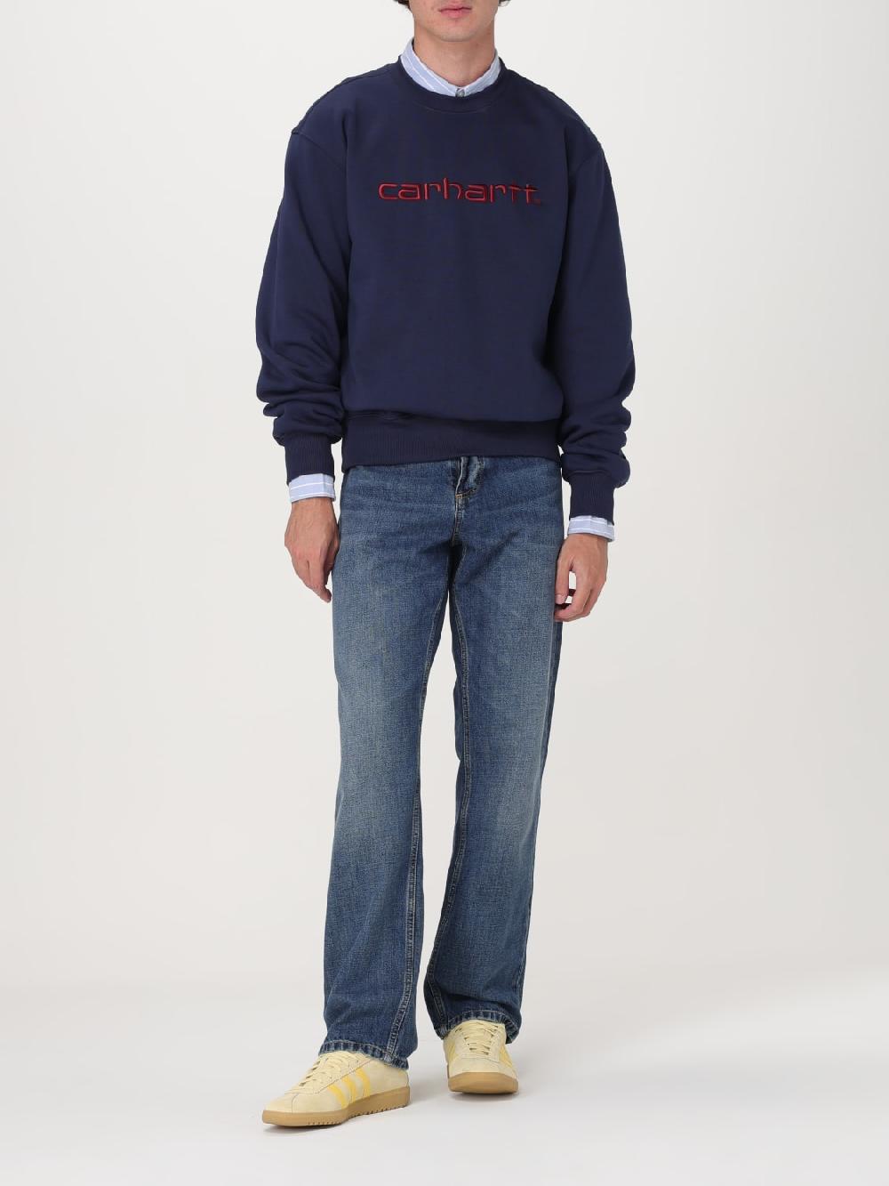 Giglio Camicia Carhartt Wip in cotone a righe Nuova