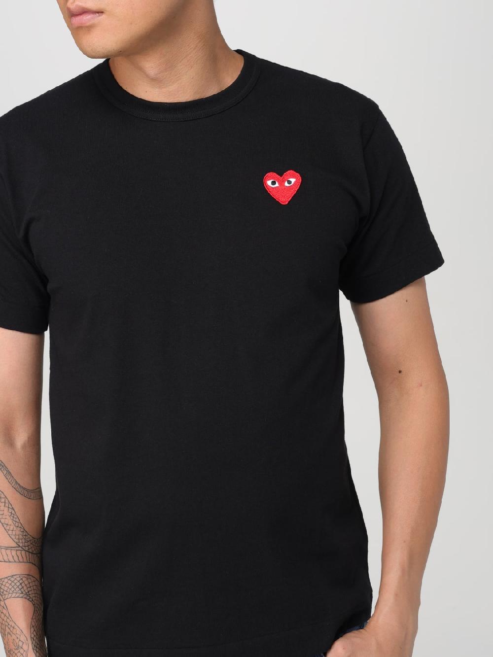 Giglio T-shirt con logo Comme Des Garcons Play Spedizione Gratuita