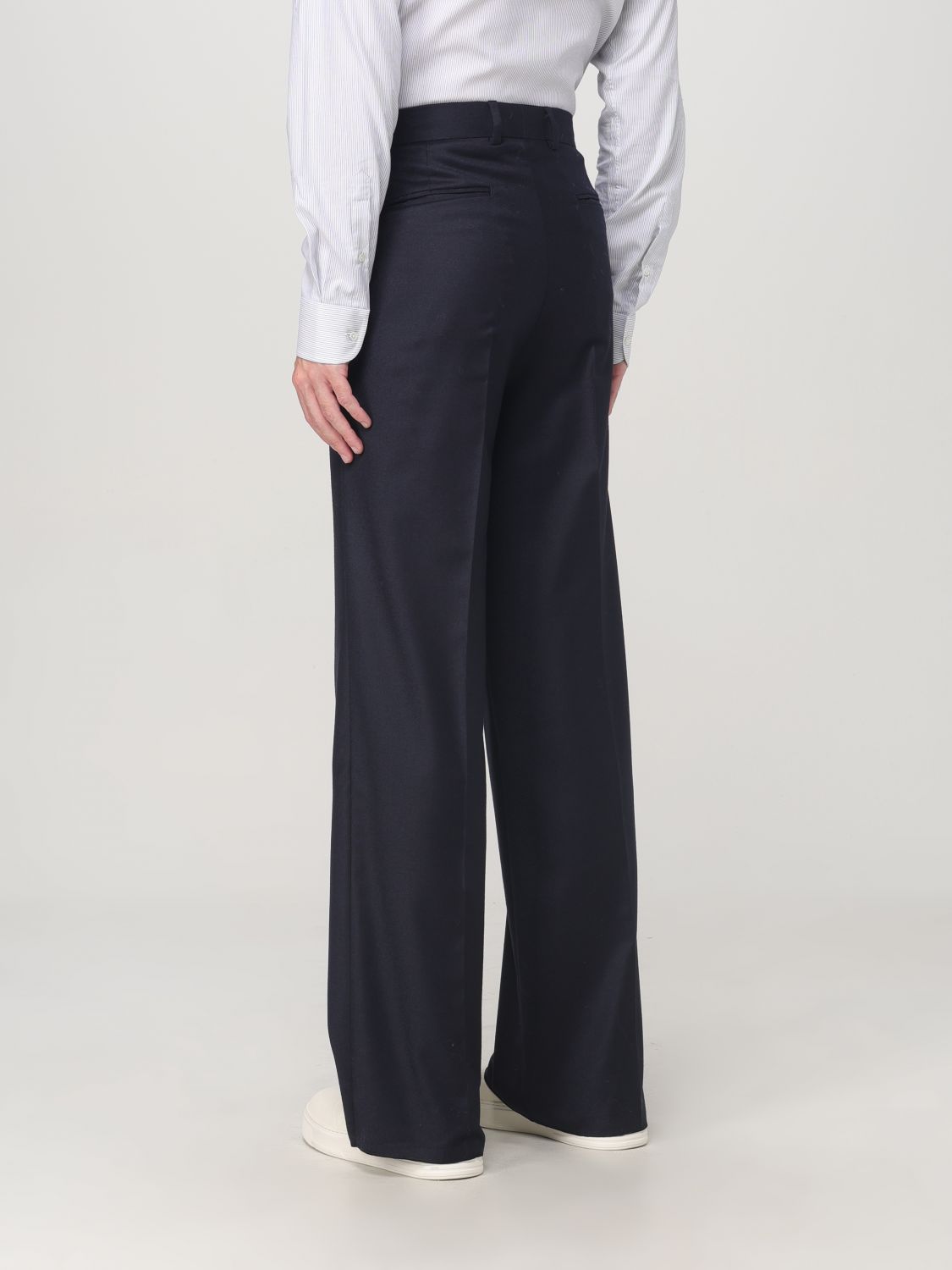 Giglio Pantalone Emporio Armani in lana vergine Consegna Veloce