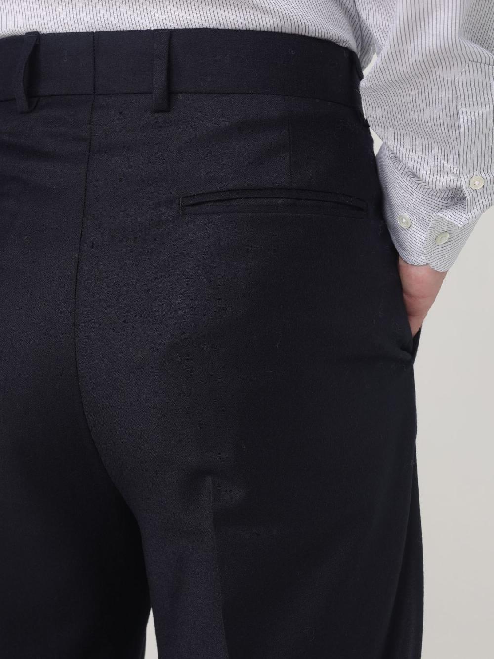 Giglio Pantalone Emporio Armani in lana vergine Consegna Veloce