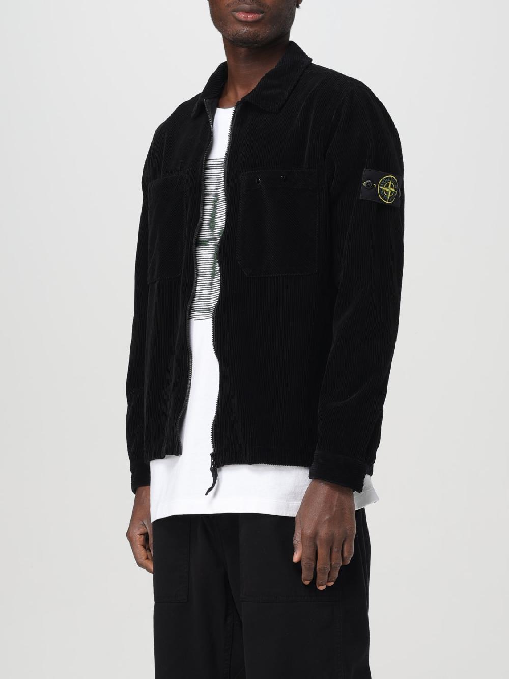 Giglio Giacca-Camicia in velluto Stone Island Affare Del Giorno