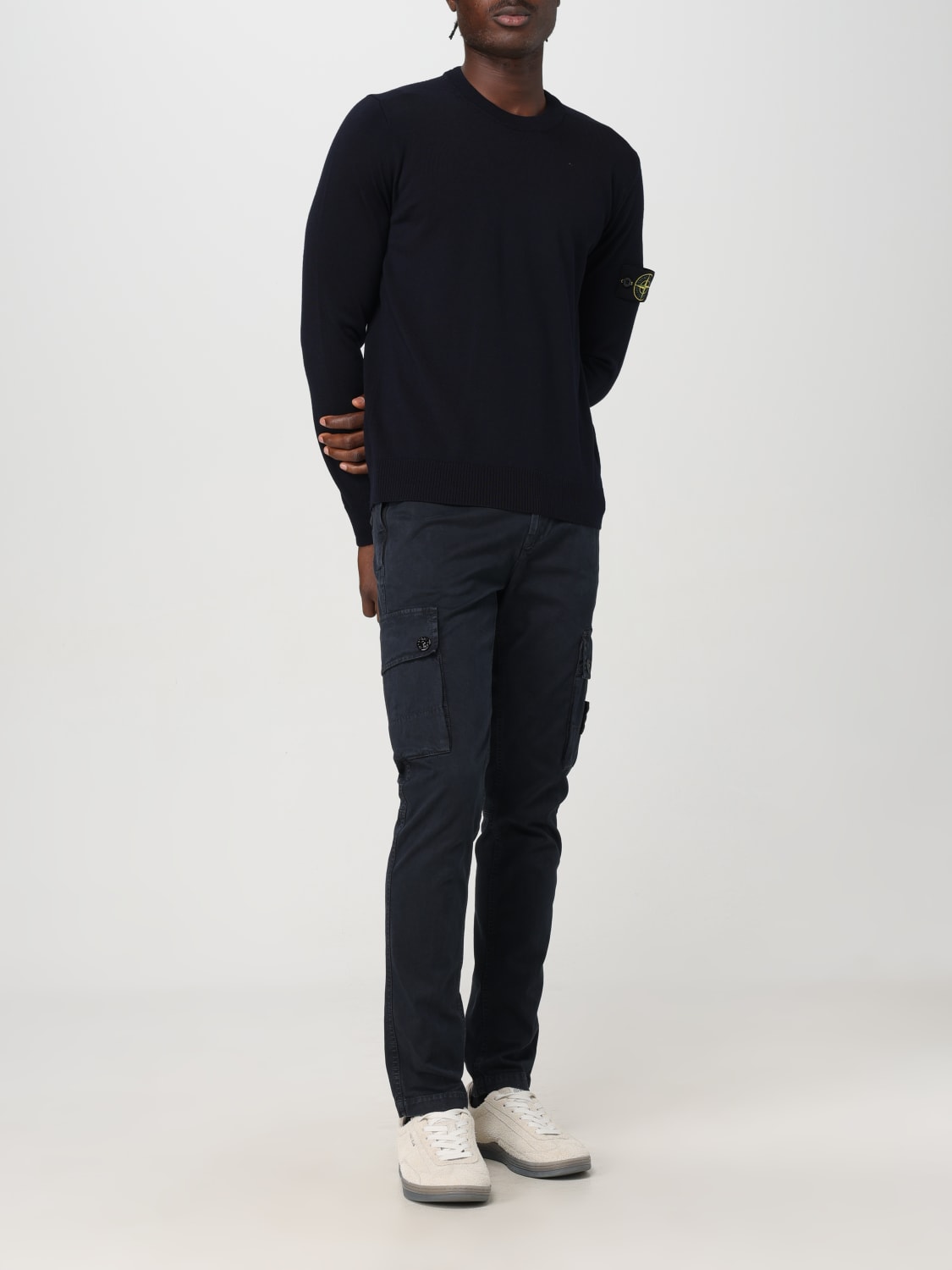 Giglio Maglia basic Stone Island in lana vergine Offerta