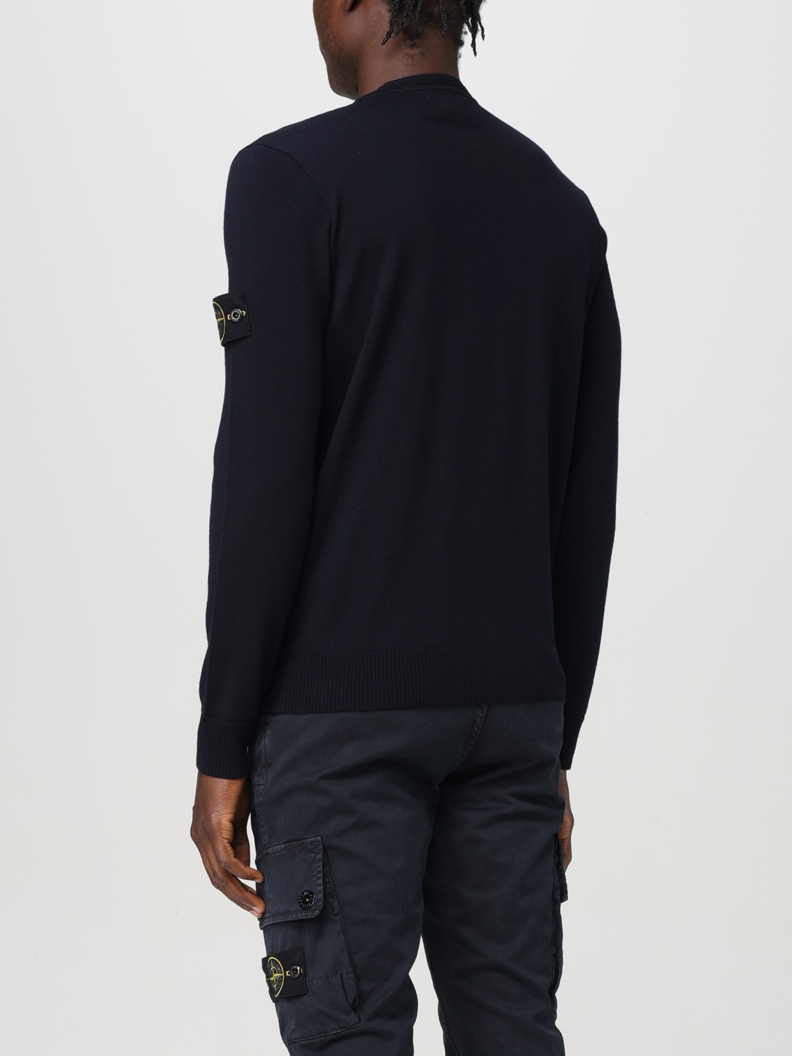 Giglio Maglia basic Stone Island in lana vergine Offerta