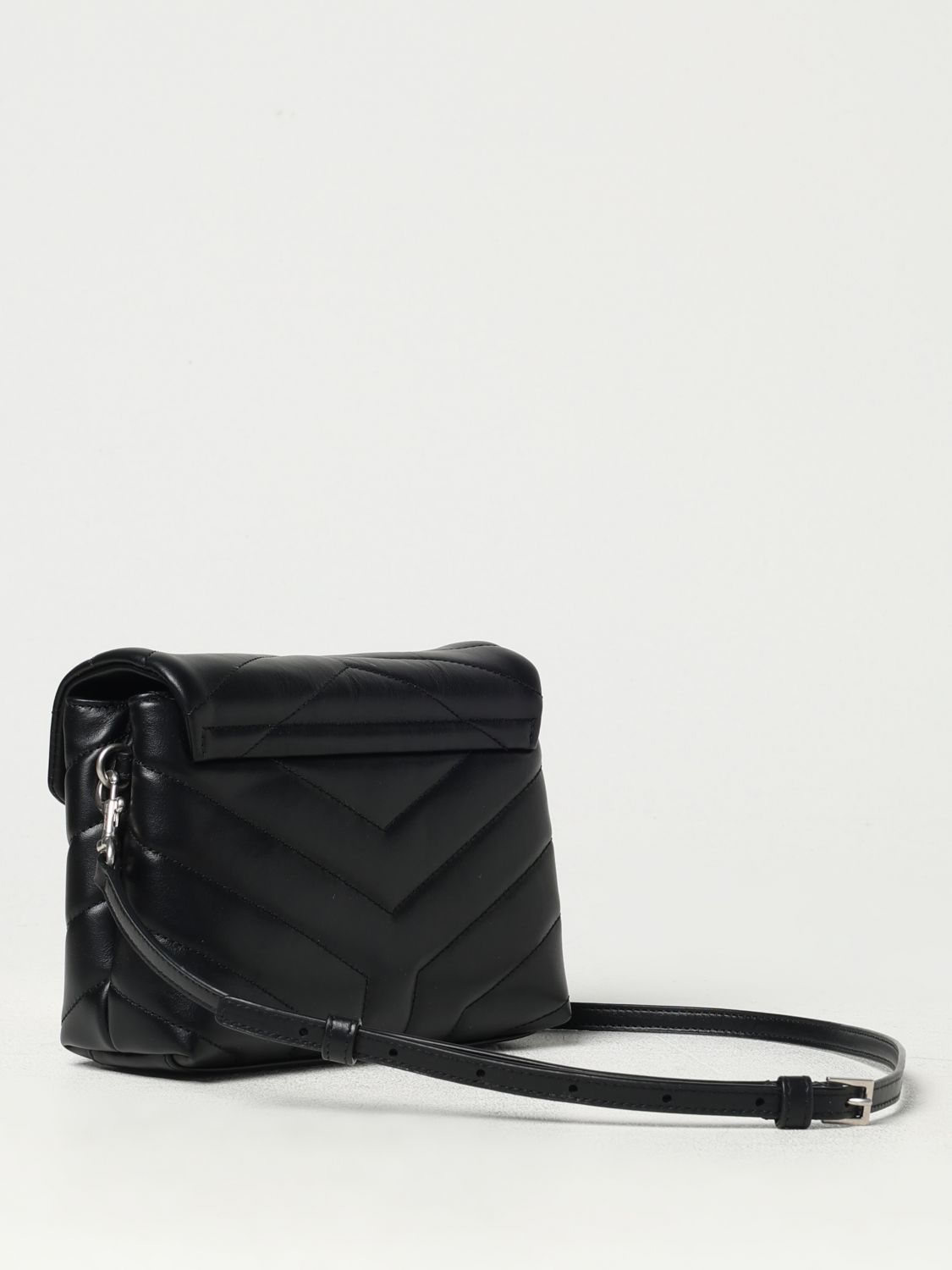 Giglio Borsa LouLou Toy Saint Laurent in pelle trapuntata chevron Saldi Di Fabbrica
