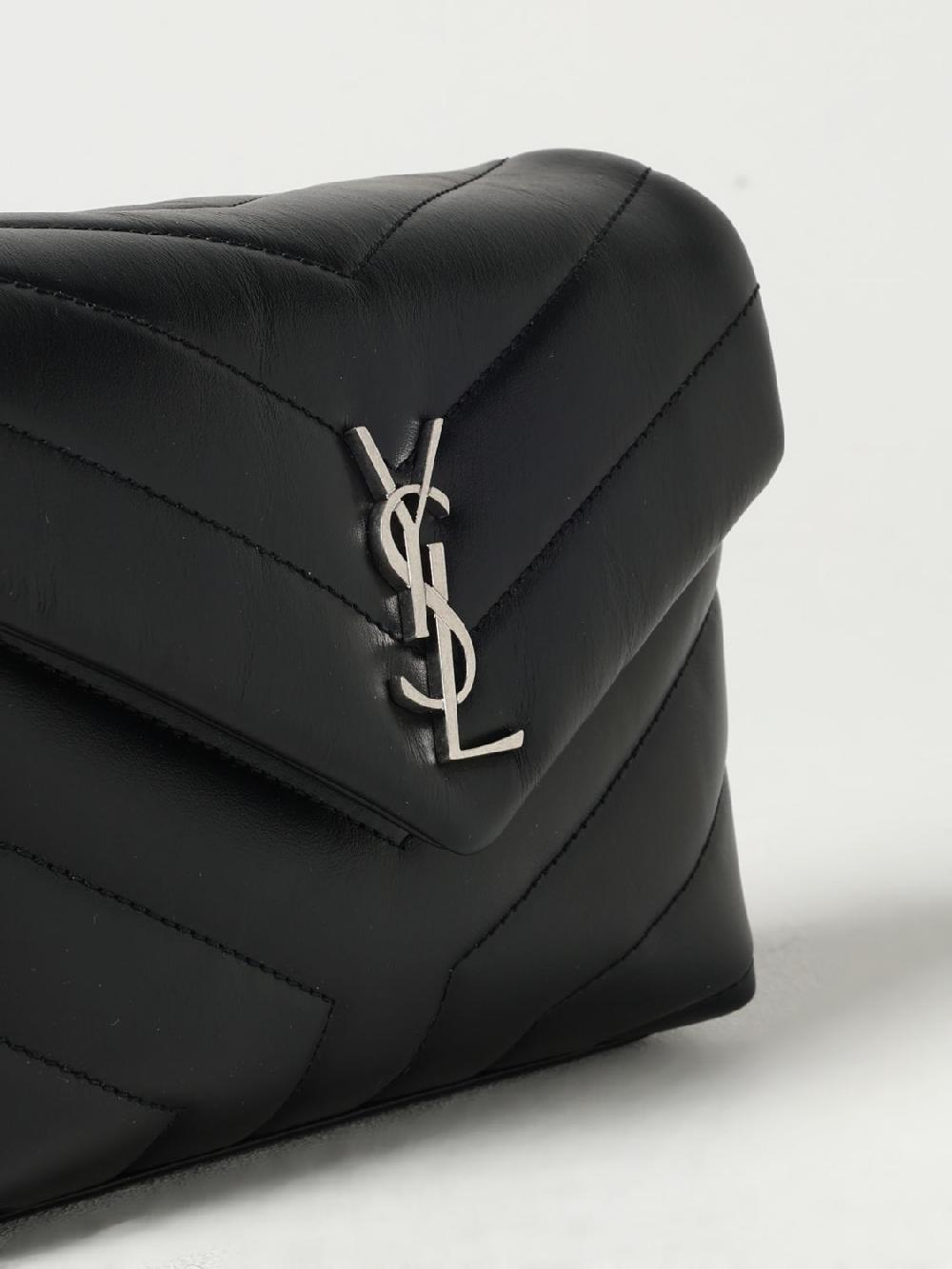 Giglio Borsa LouLou Toy Saint Laurent in pelle trapuntata chevron Saldi Di Fabbrica