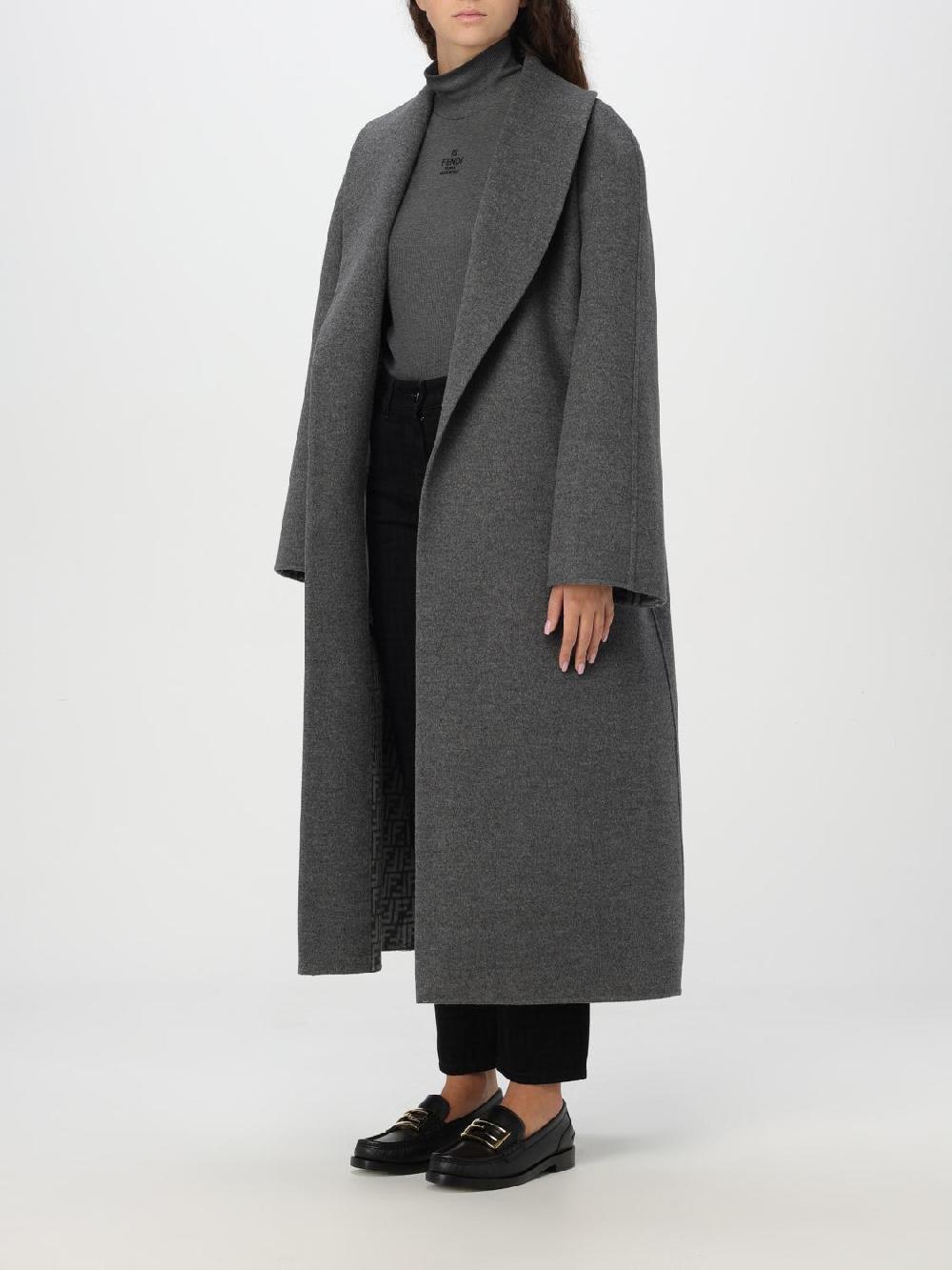 Giglio Cappotto Fendi in lana vergine Soddisfazione Garantita
