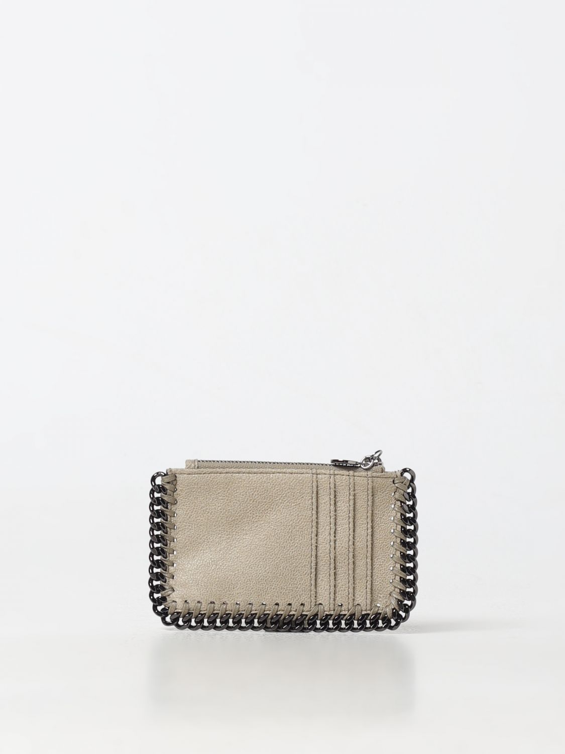 Giglio Portacarte di credito Stella McCartney in camoscio sintetico cracklè Online