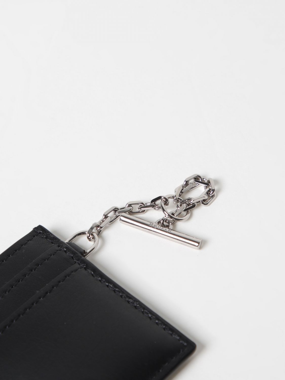 Giglio Portacarte di credito Alexander McQueen in pelle Hotsell