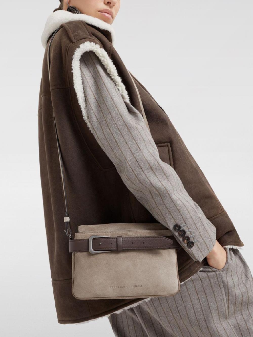 Giglio Borsa a spalla donna Brunello Cucinelli Moda