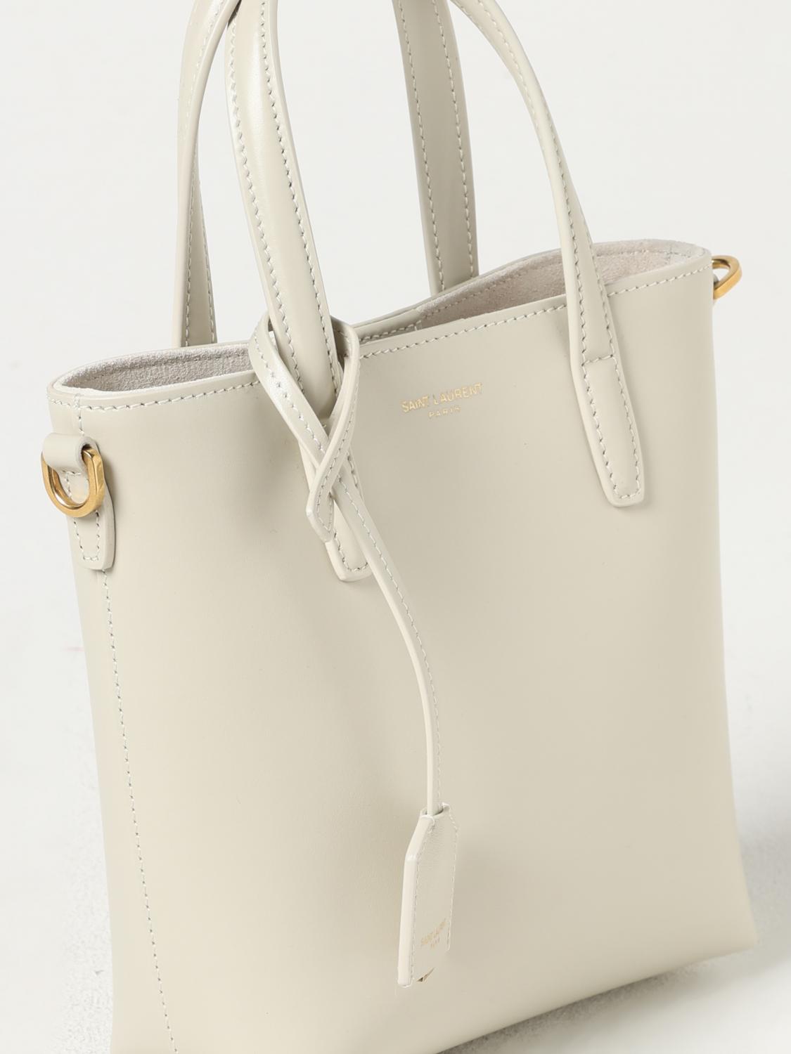 Giglio Borsa Mini Toy Shopping Saint Laurent in pelle Spedizione Gratuita