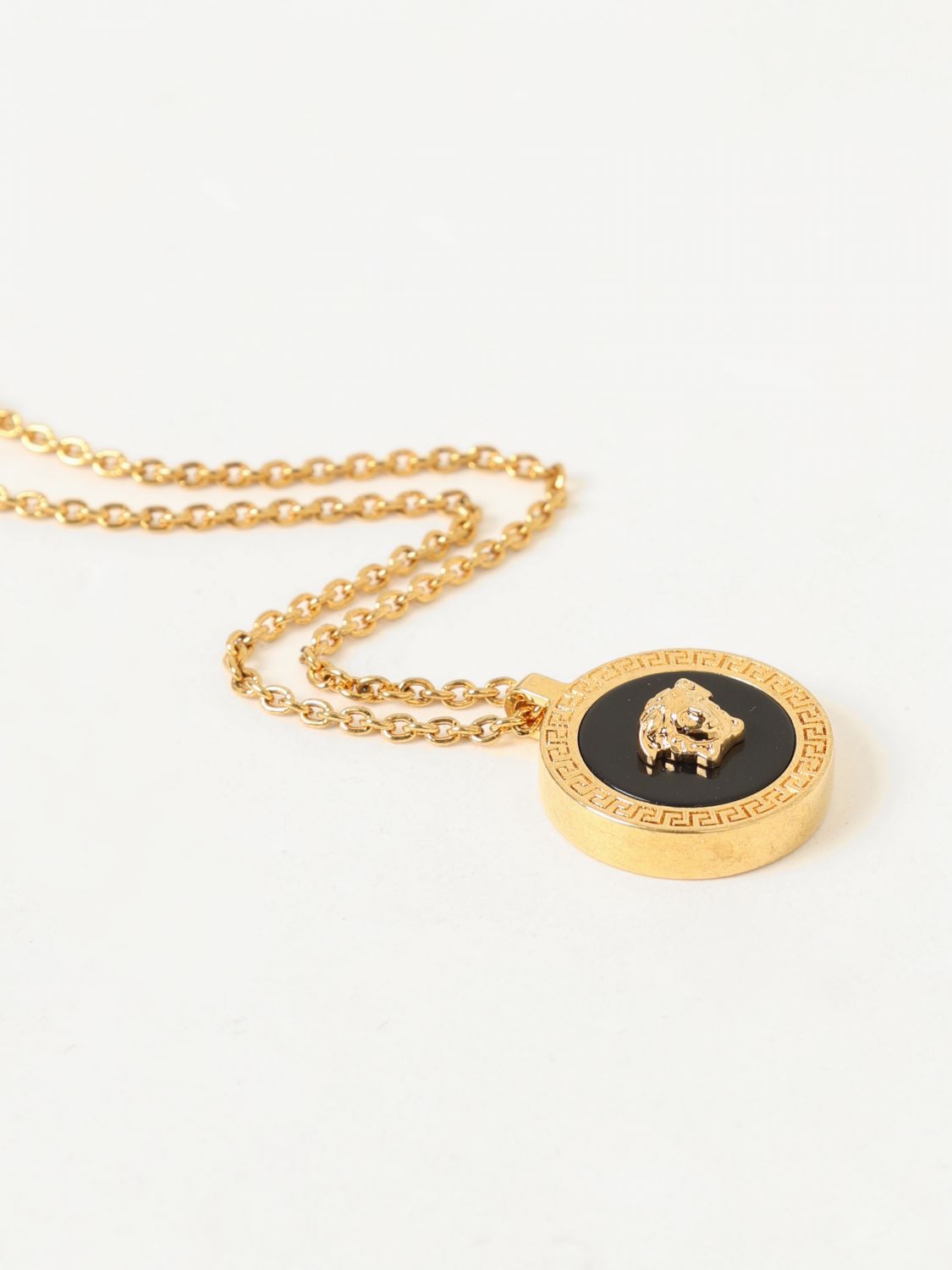 Giglio Collana Medusa Versace in ottone con ciondolo Pezzi Unici