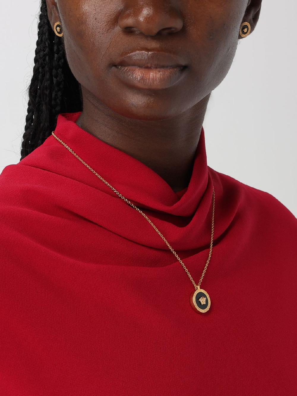 Giglio Collana Medusa Versace in ottone con ciondolo Pezzi Unici