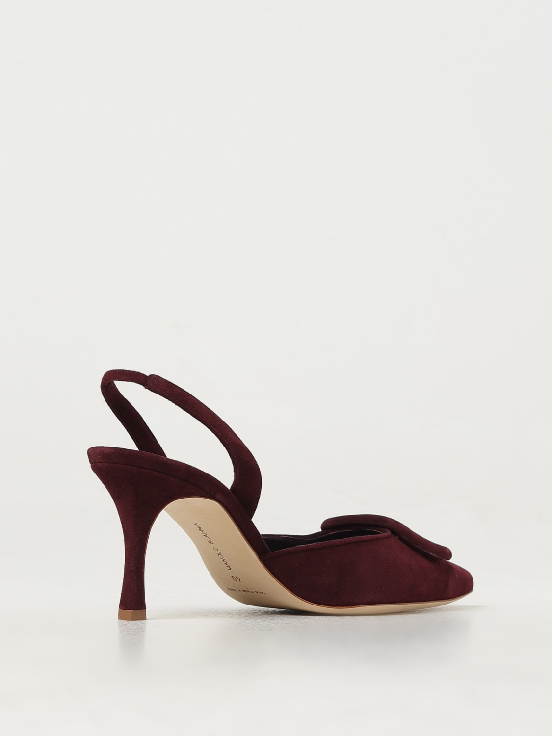 Giglio Slingback Maysli Manolo Blahnik in camoscio Duty-free