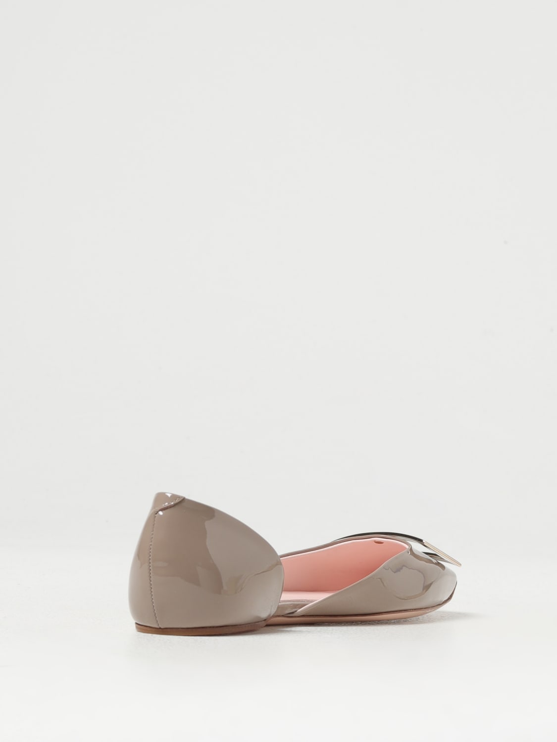 Giglio Ballerina Roger Vivier in vernice con fibbia decorativa Sottocosto
