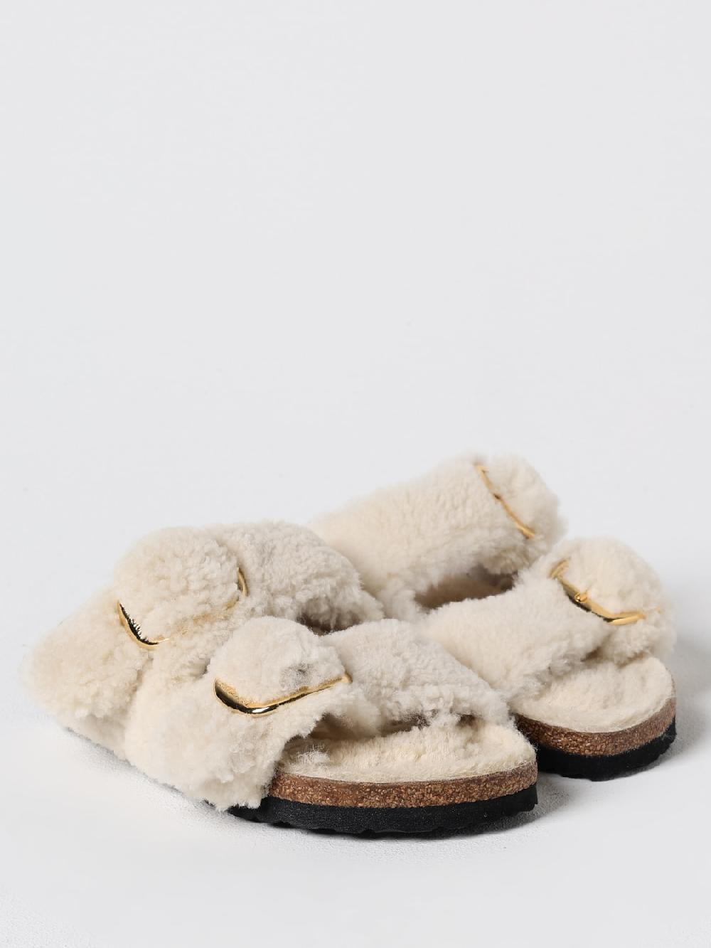 Giglio Sandalo Arizona Birkenstock in shearling Italia