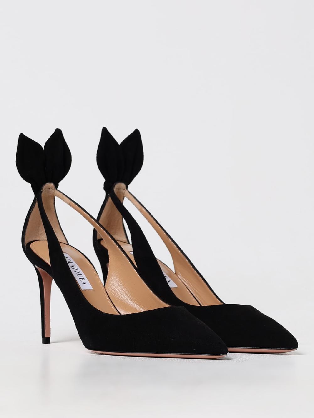 Giglio Pump Bow Tie Aquazzura in camoscio Spedizione Gratuita
