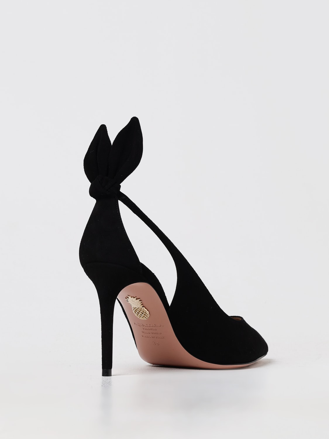 Giglio Pump Bow Tie Aquazzura in camoscio Spedizione Gratuita