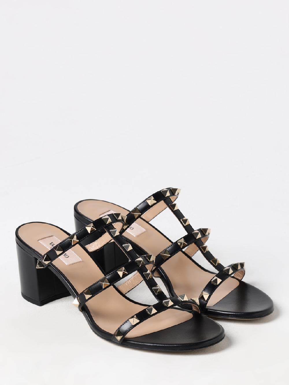 Giglio Sandalo Rockstud Valentino Garavani in nappa Negozi Online