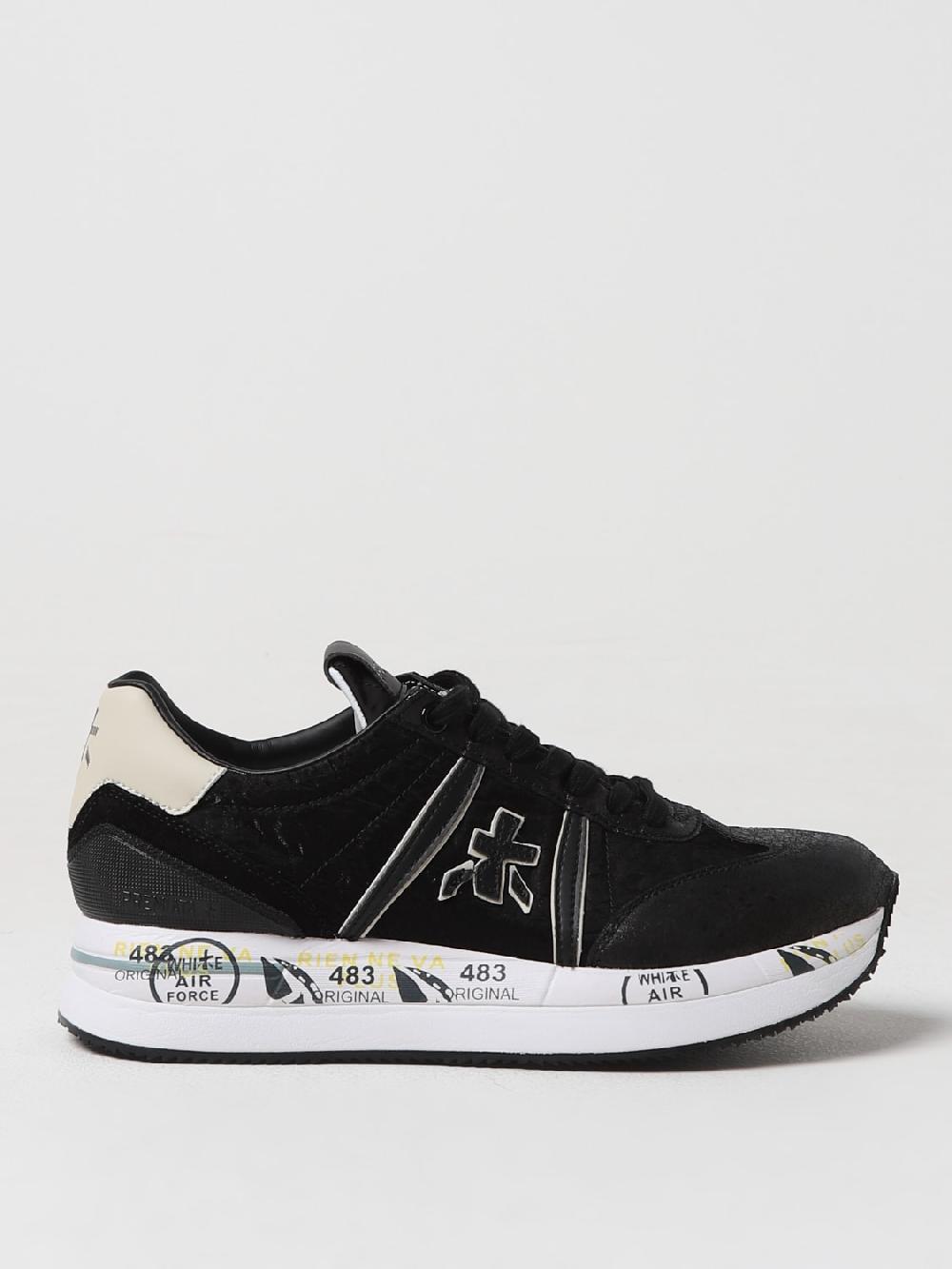 Giglio Sneakers Conny Premiata in pelle e gomma Prezzo di fabbrica