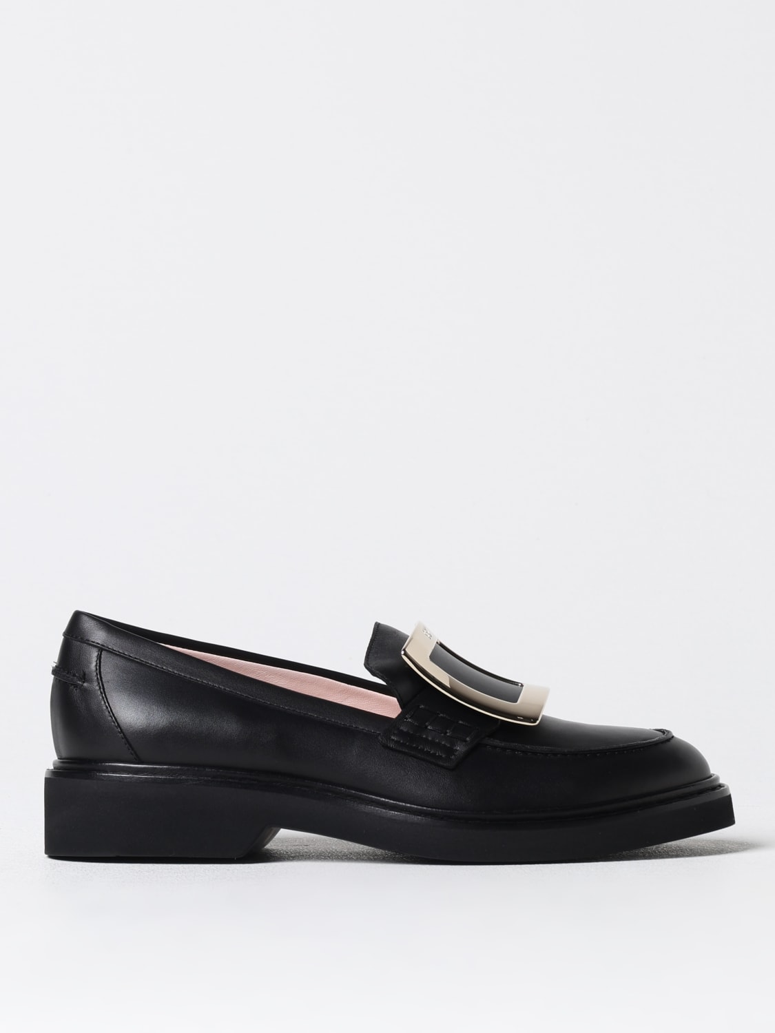 Giglio Mocassino Roger Vivier in pelle con fibbia decorativa