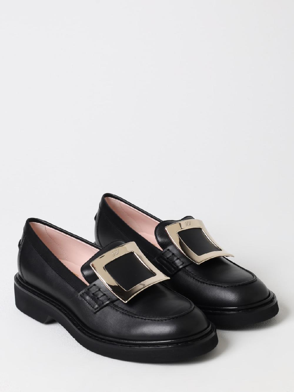 Giglio Mocassino Roger Vivier in pelle con fibbia decorativa Offerta speciale