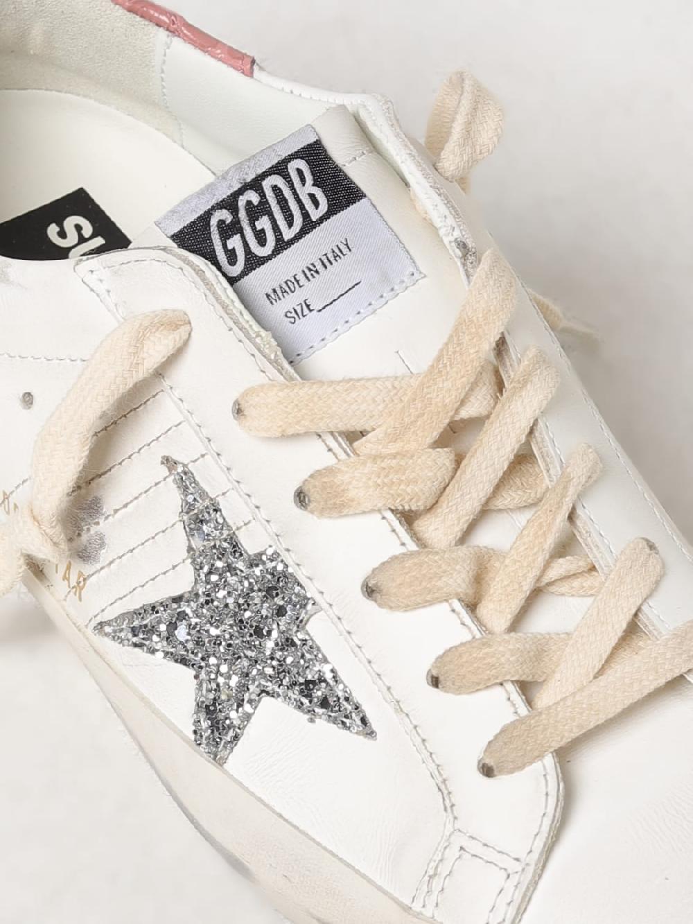 Giglio Sneakers Super-Star Golden Goose in pelle used Fornitura limitata