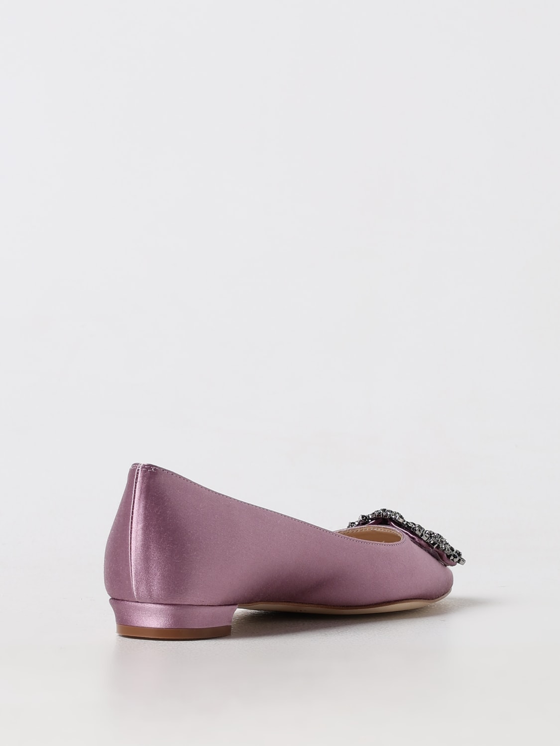 Giglio Ballerina Hangisi Manolo Blahnik in raso Offerta esclusiva