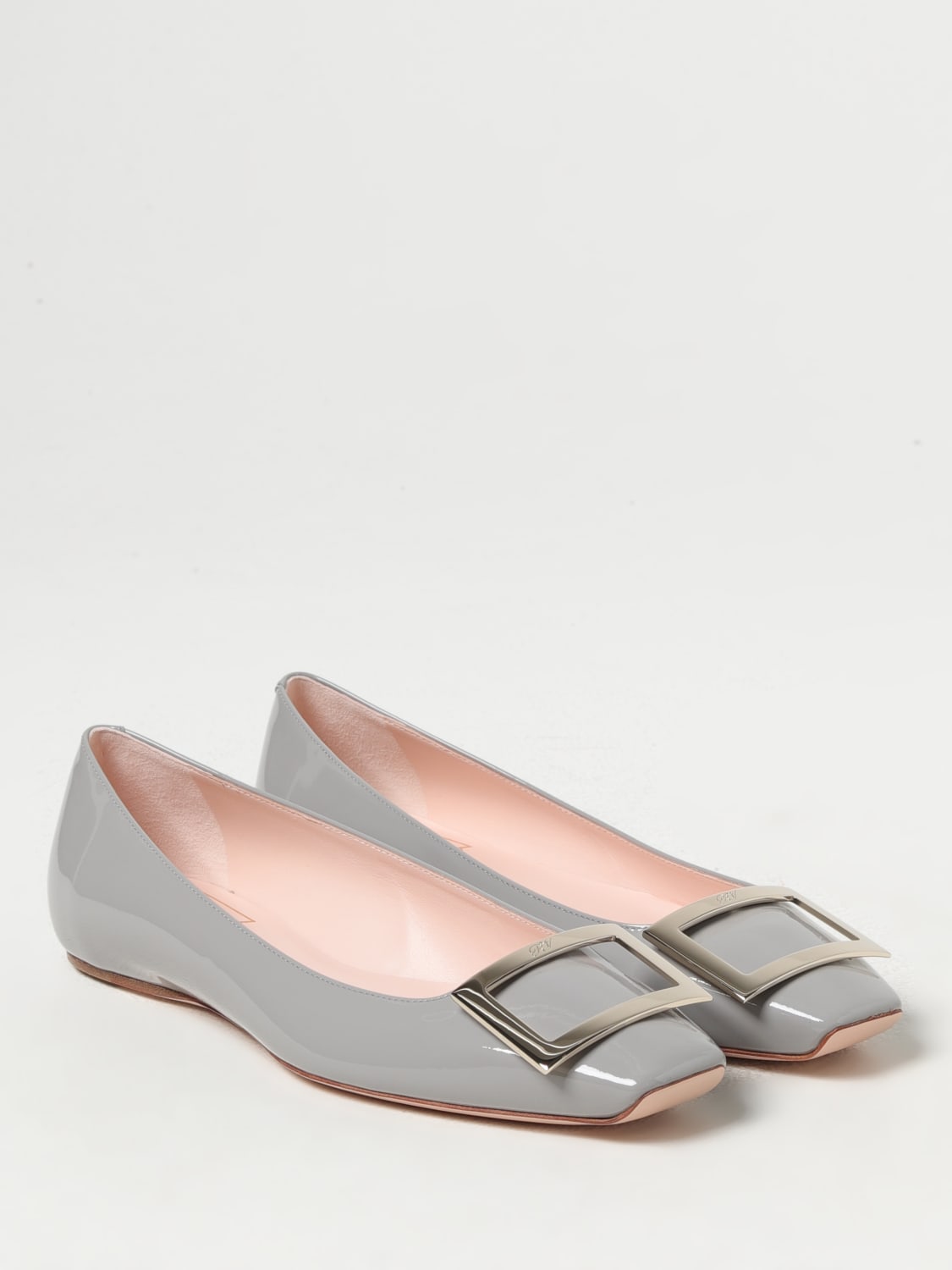 Giglio Ballerina Roger Vivier in vernice con fibbia decorativa Offerta Pasqua