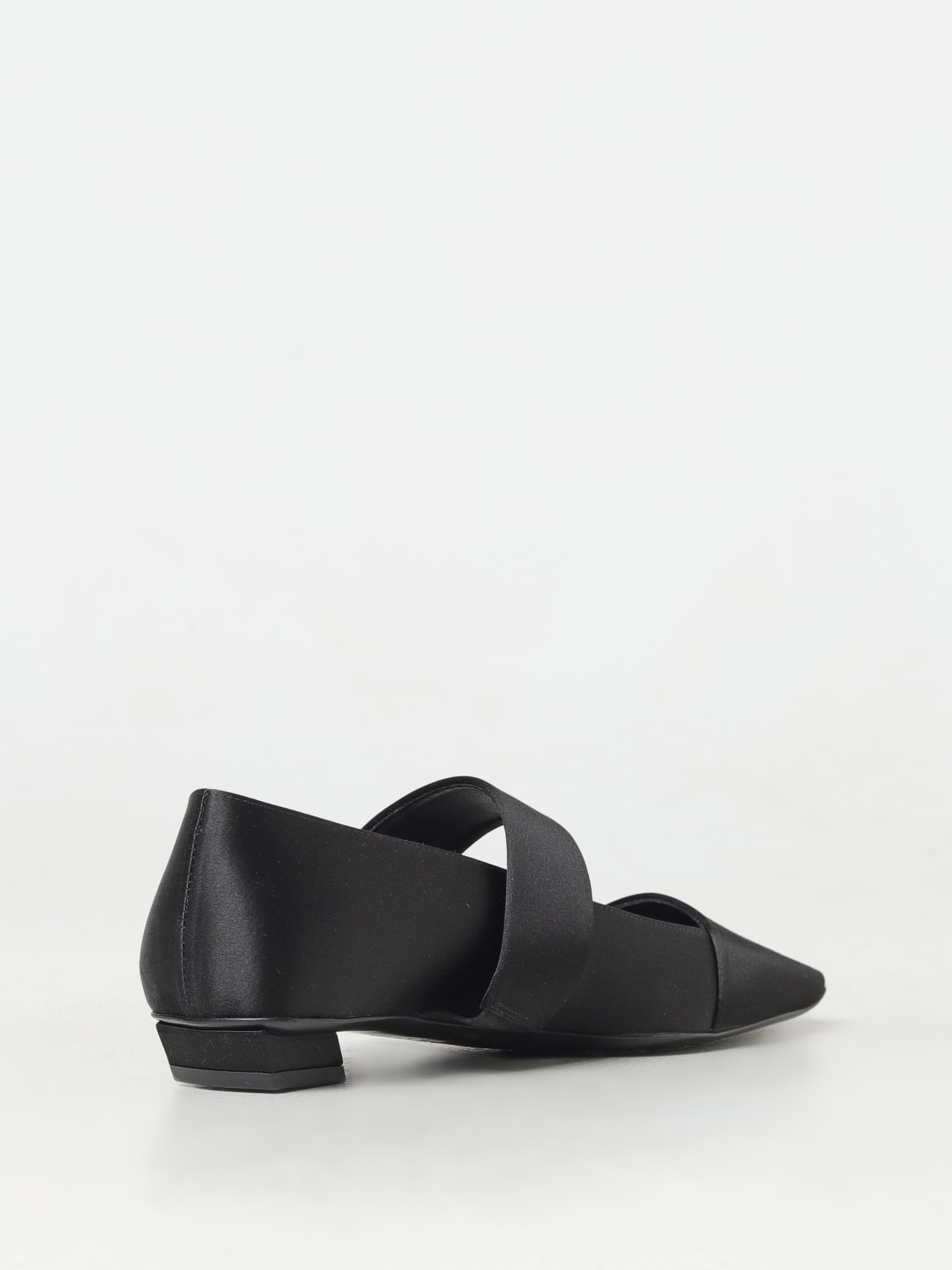 Giglio Ballerina Belle Vivier Roger Vivier in raso con fibbia gioiello Offerta migliore