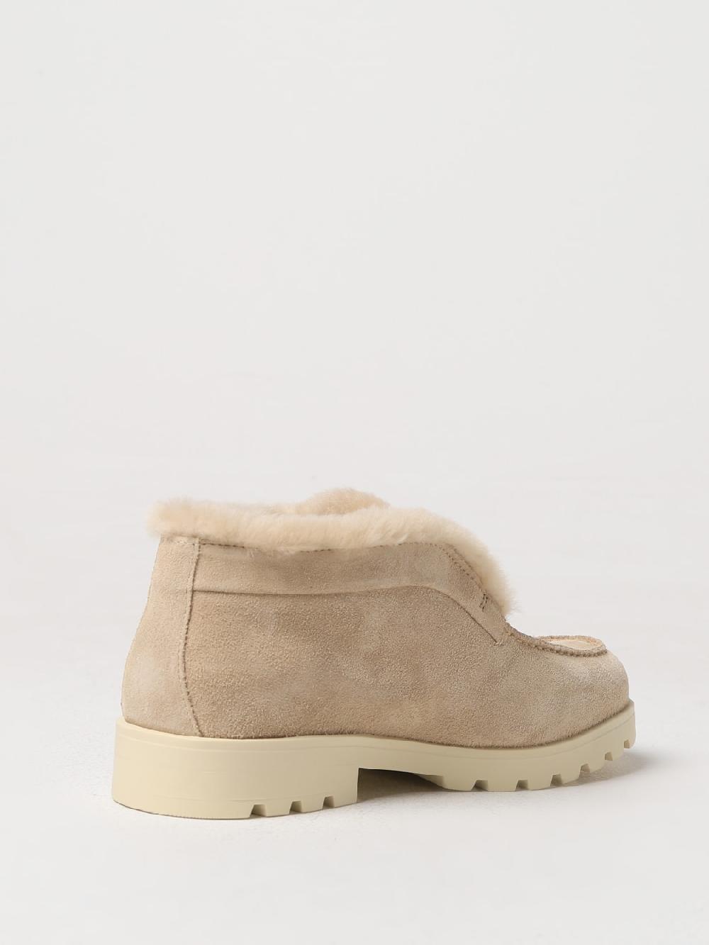 Giglio Polacchino Santoni in camoscio e shearling Offerte stagionali