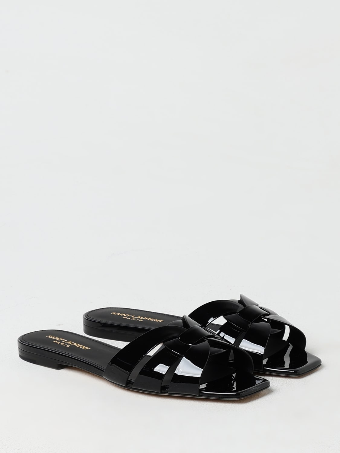 Giglio Mules Nu Pieds 05 Tribute Saint Laurent in vernice Prezzo basso