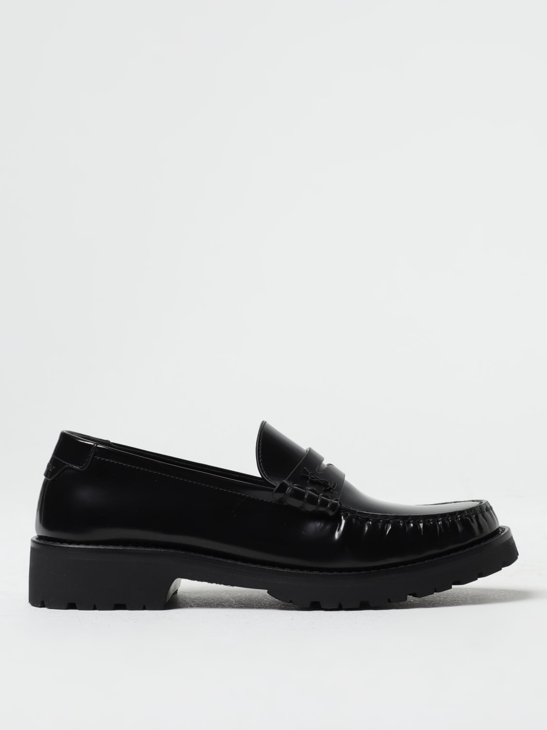 Giglio Mocassino Saint Laurent in pelle spazzolata