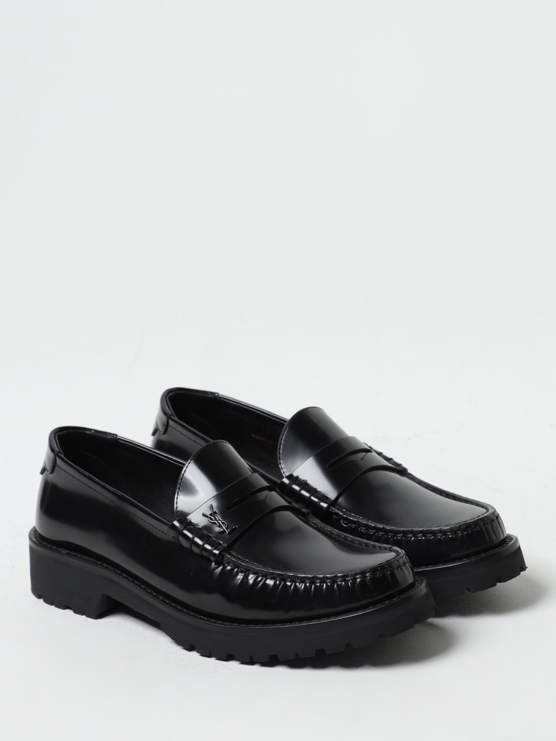 Giglio Mocassino Saint Laurent in pelle spazzolata Super Saving Price