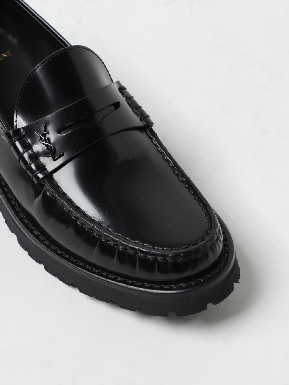 Giglio Mocassino Saint Laurent in pelle spazzolata Super Saving Price