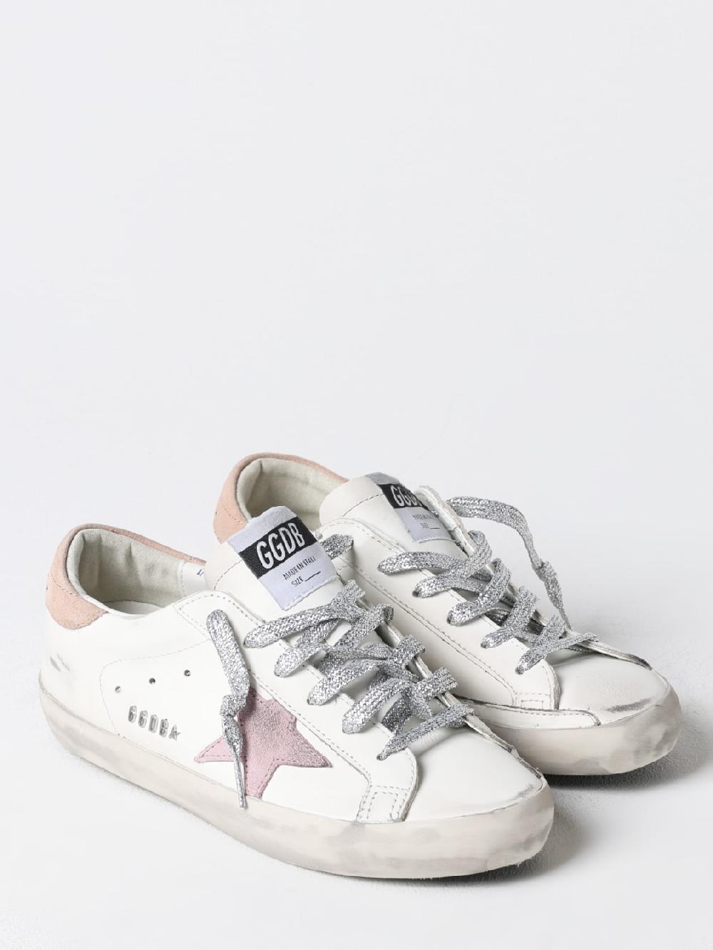 Giglio Sneakers Super-Star Golden Goose in pelle used Ultimi due giorni