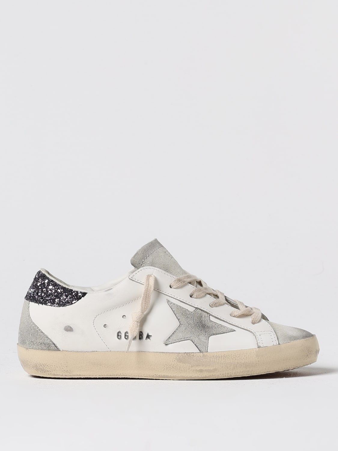 Giglio Sneakers Super-Star Golden Goose in pelle used Ultimo giorno