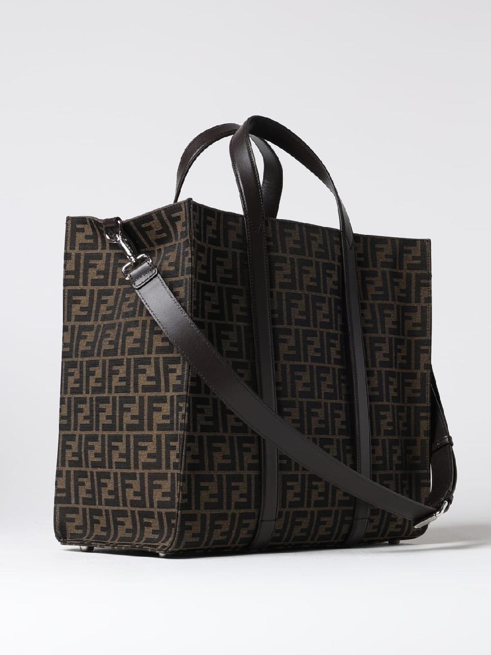 Giglio Borsa Shopper Fendi in tessuto con monogram FF jacquard Discount Store per i nuovi prodotti