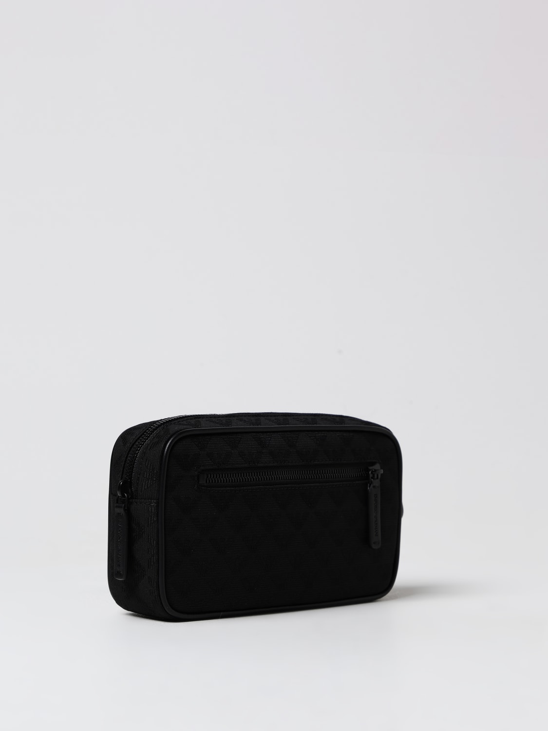 Giglio Pouch Emporio Armani in nylon jacquard Trasporto libero internazionale