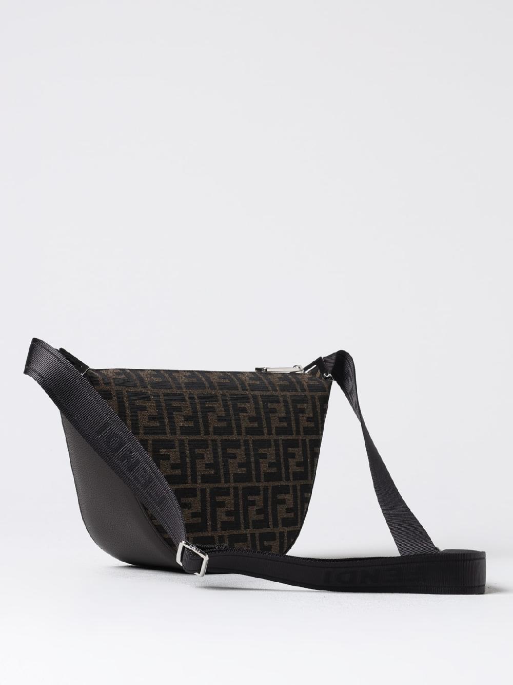 Giglio Borsa Fendi in tessuto e pelle a grana con monogram FF jacquard Affare Del Giorno