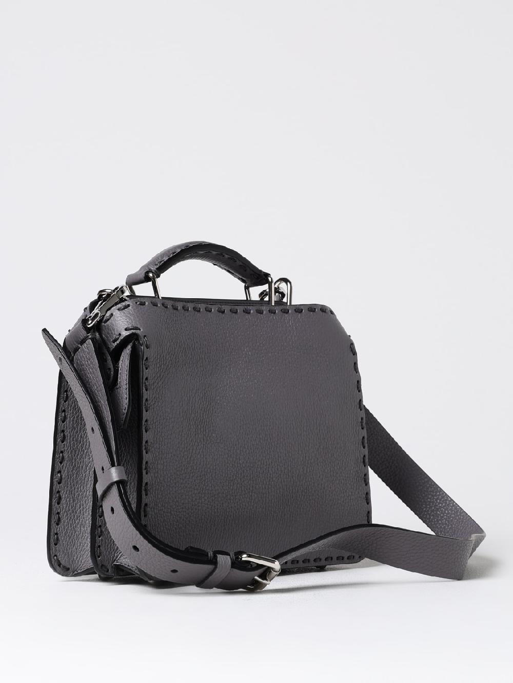 Giglio Borsa Peekaboo Fendi in pelle a grana Sconto