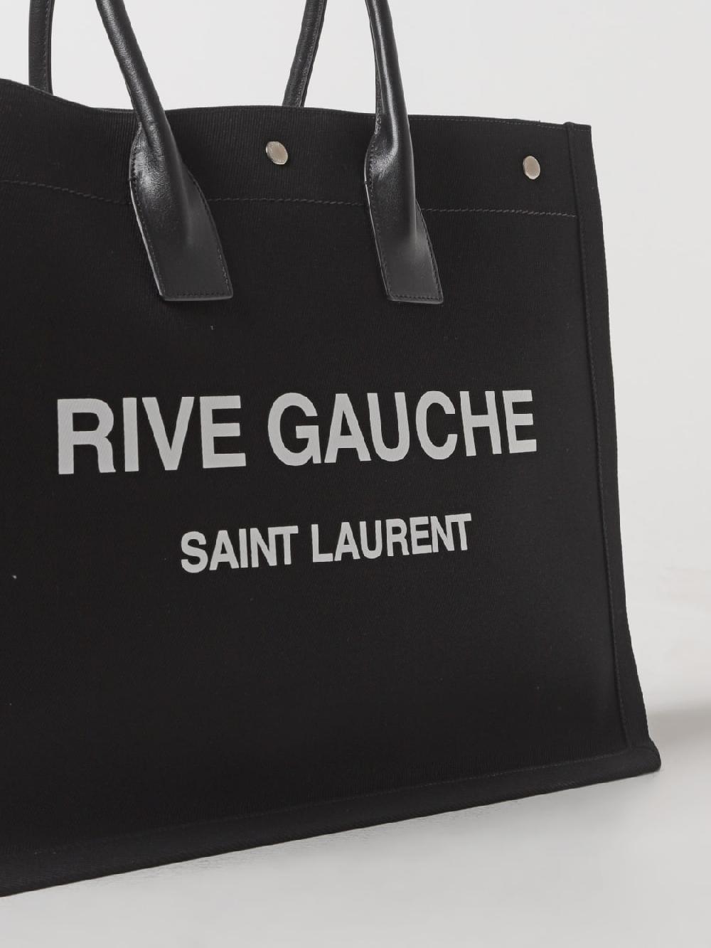 Giglio Borsa Rive Gauche Saint Laurent in canvas di cotone Outlet